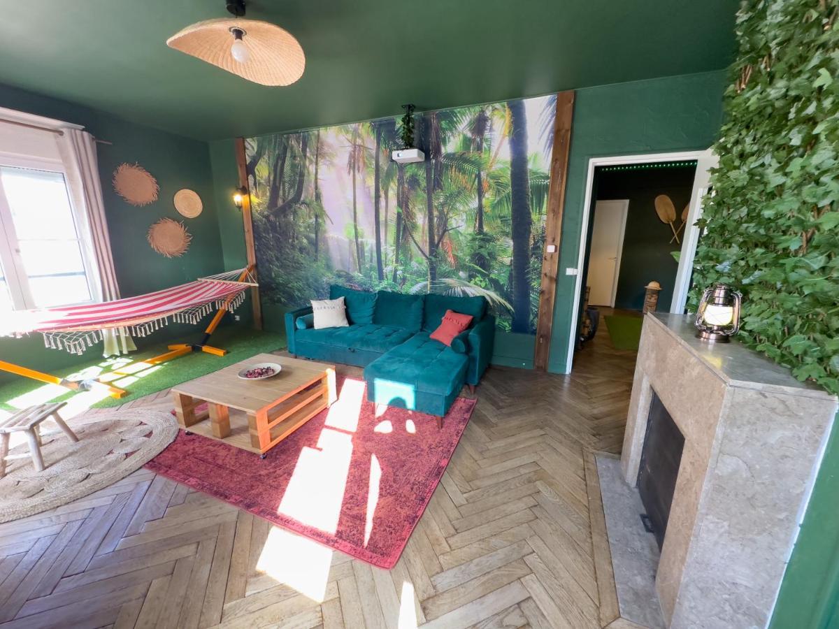 Jungle Urbain- Sauna - Cine - Hamac - Hyper Centre Amiens Exterior foto