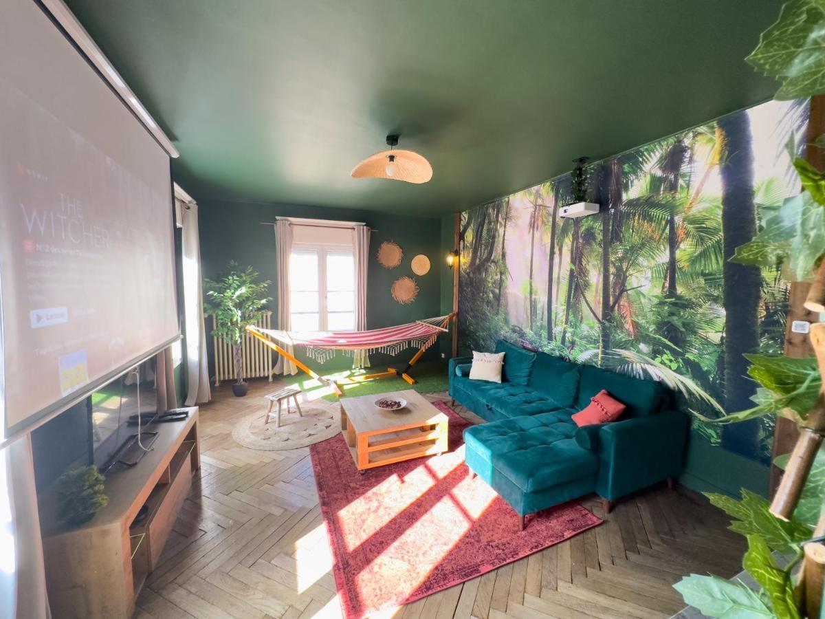 Jungle Urbain- Sauna - Cine - Hamac - Hyper Centre Amiens Exterior foto