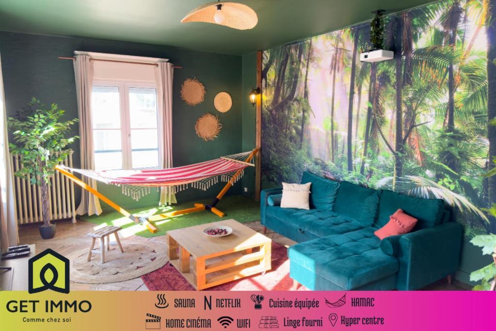 Jungle Urbain- Sauna - Cine - Hamac - Hyper Centre Amiens Exterior foto